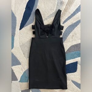 Top shop little black dress v neck size US 4